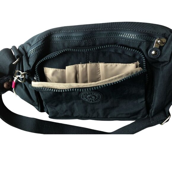 brand new Kipling vintage crossbody bag Reth navy deep blue medium - Picture 5 of 12